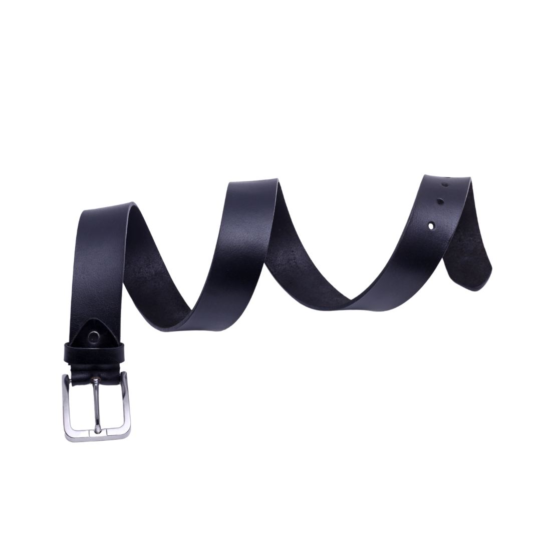 Nocturne- Black Leather Belt - Image 2