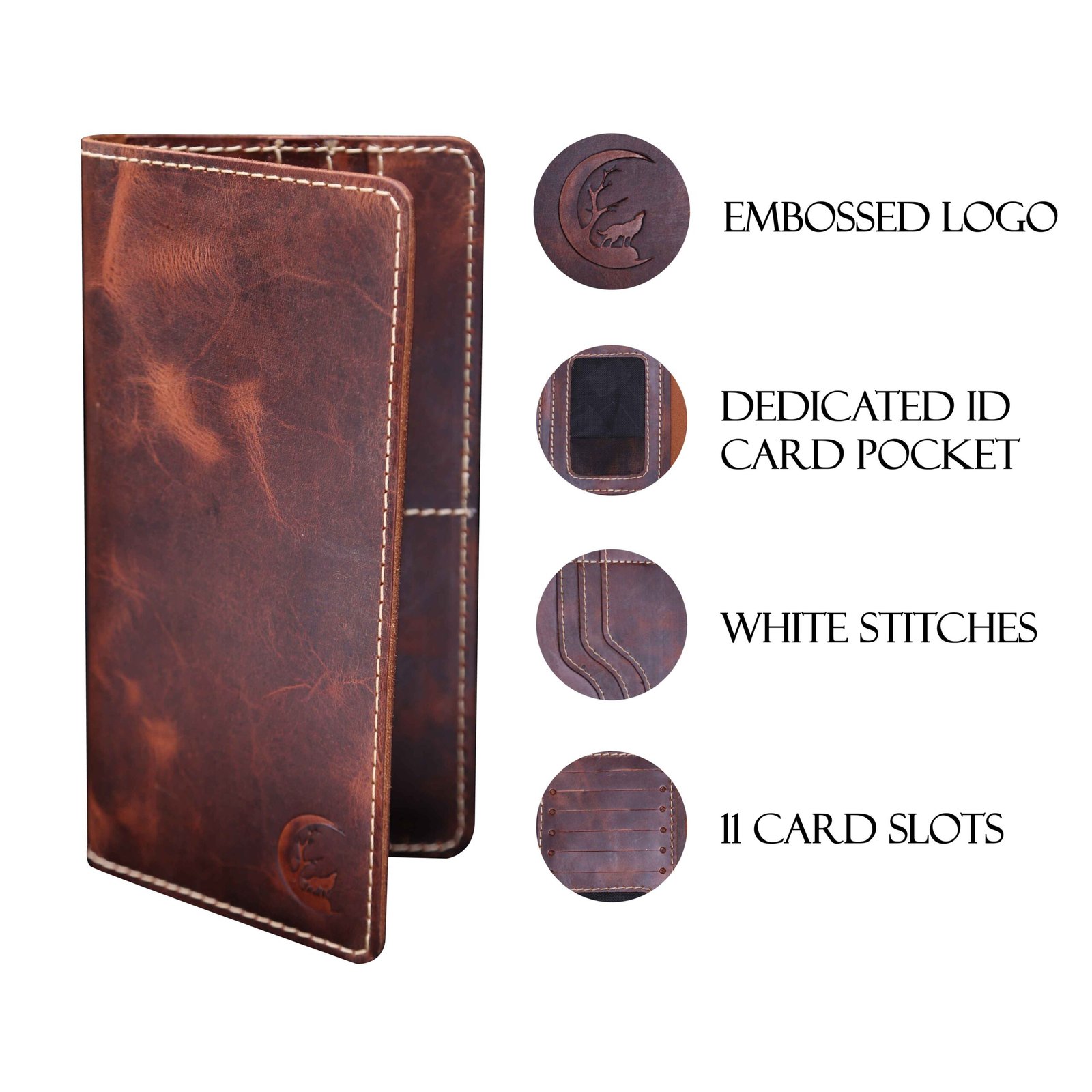 Evora- Choco Brown Long Wallet - Image 3